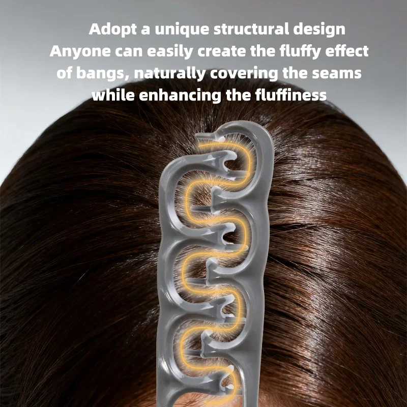 4pcsWide-tooth comb set, 4 pieces, voluminous styling comb, dual-use wet and dry massage comb