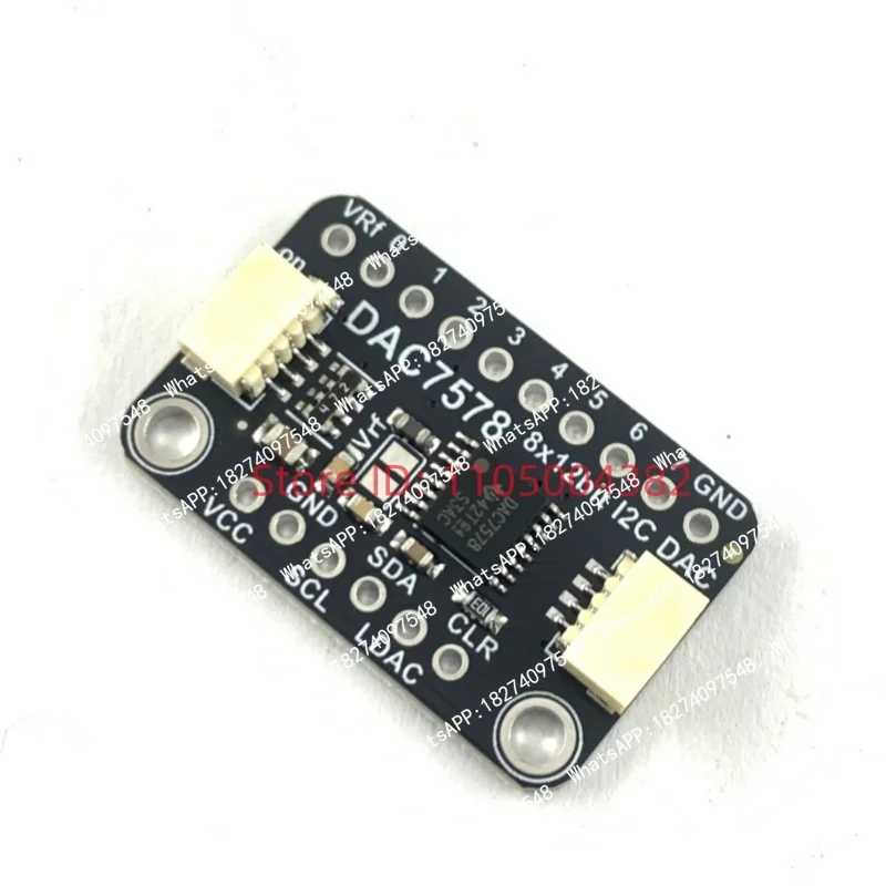 DAC7578 8CH 12-bit I2C DAC Breakout Board STEMMA QT/Qwiic Interface Multi-Channel Analog Voltage Output Module