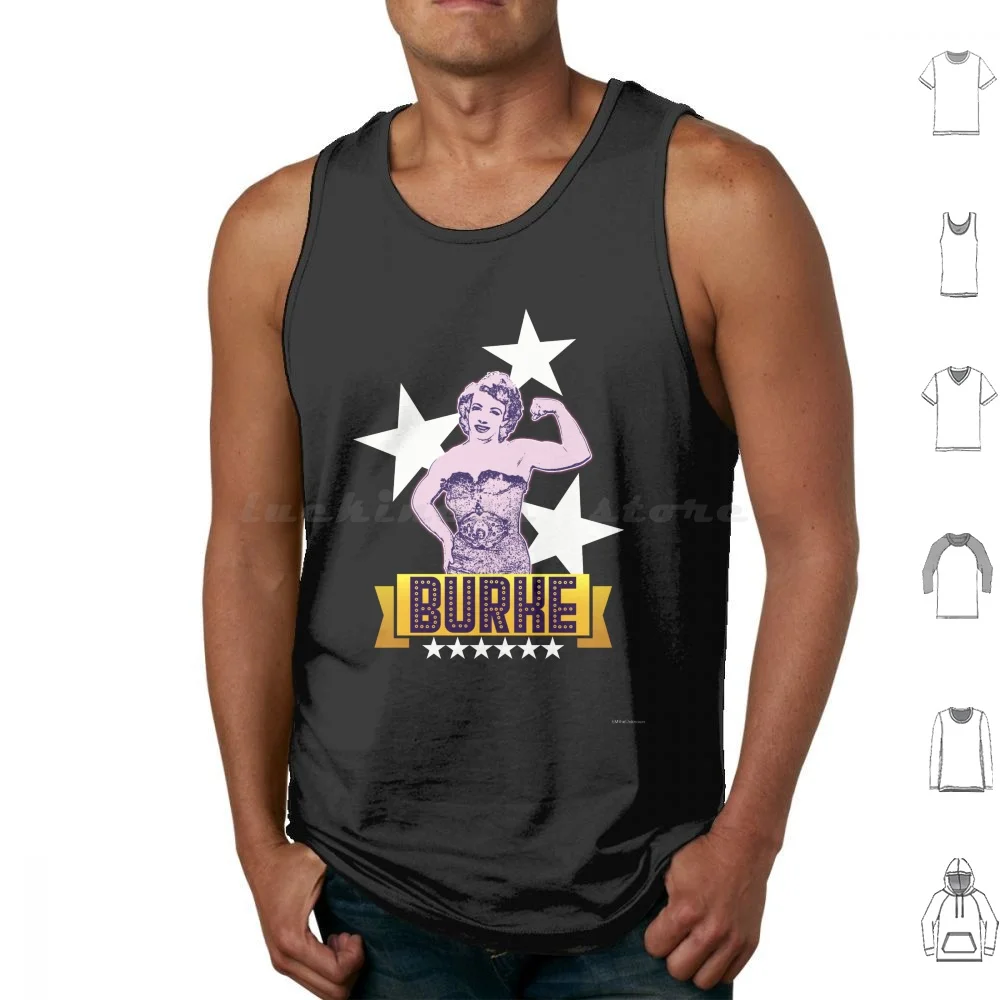 Burke Aka The Champ Tank Tops Print Cotton Mildred Burke Burke Womens Womens Wrestling Wrestling Professional