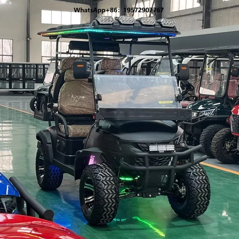 Quality Off Road Luxury Golf Cart 4 Seater New Designed Motorized Electric Golf