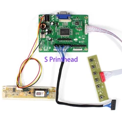 Placa controladora LCD VGA, RTMC7B-A que funciona con Panel de 12,1 pulgadas 800x600, LB121S02, A1, LB121S02, A2, LB121S02-A1 de pantalla LCD, nueva