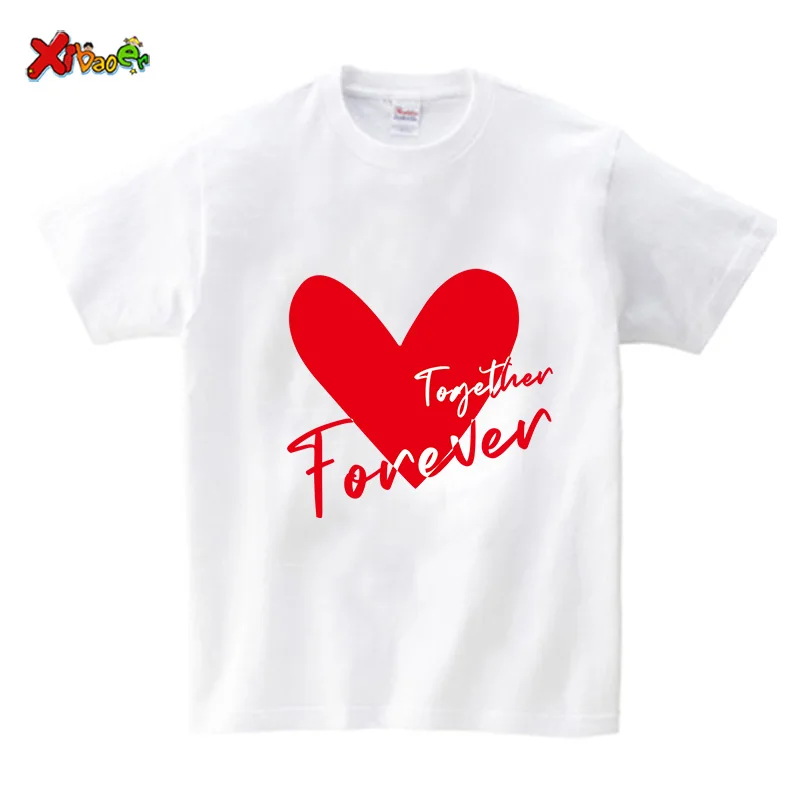 Valentine\'s Day Family T-shirt Valentine Tee Matching Family Outfits  Couple Matching Outfits Hearts T Shirts  Baby Girl Clothes