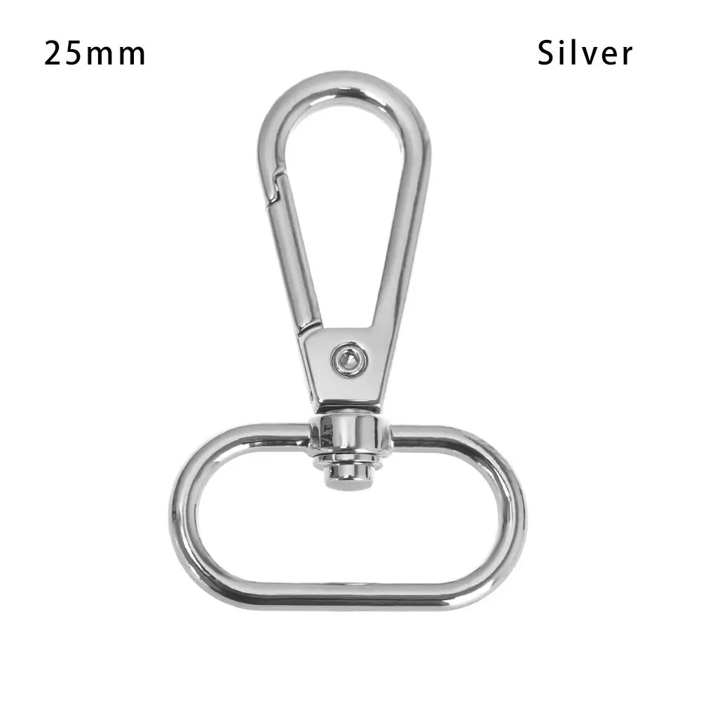 

1pcs Metal DIY KeyChain Split Ring Collar Carabiner Snap Lobster Clasp Bags Strap Buckles Hook