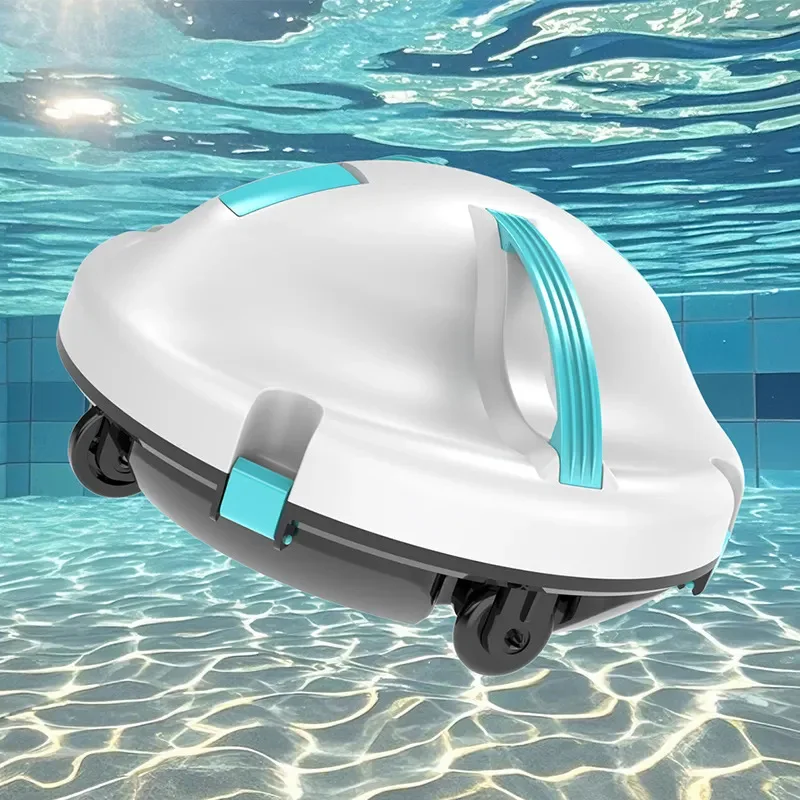 Swimming pool cleaning robot intelligent automatic wireless underwater high-power sewage suction machine