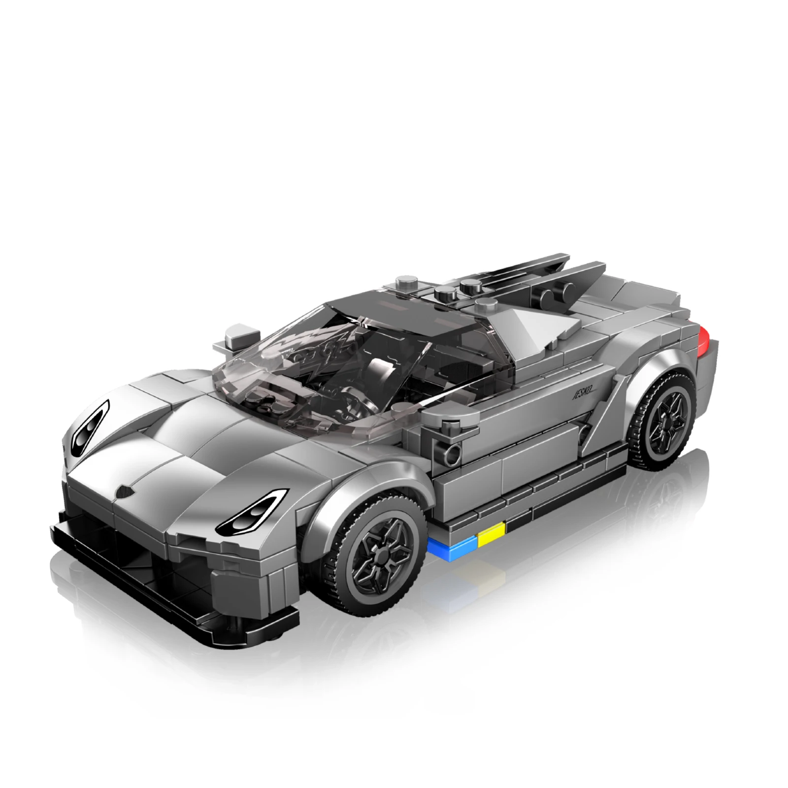 مجموعة مكعبات بناء سيارة صغيرة من مولد كينج 357 قطعة - نماذج سيارات إبداعية متوافقة مع الطوب القياسي