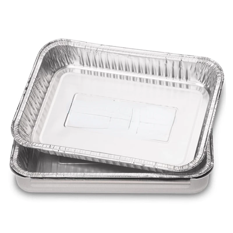 

Thickened BBQ Aluminum Foil Oil Trough Baking Aluminum Foil Paper Pallet Large Barbecue Tin Tray Household