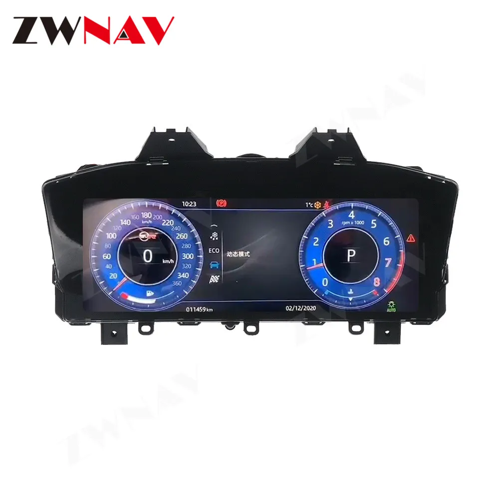 12.3-inch LCD Odometer For Jaguar XF Interior Retrofit Kit Digital Dashboard Linux System