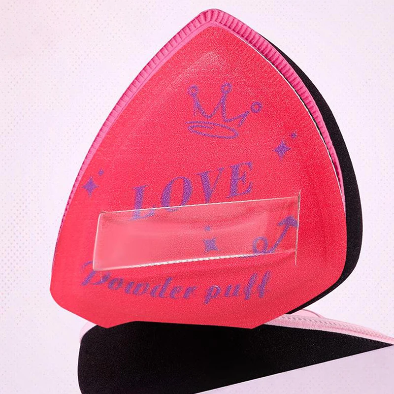 Portable Soft Comfortable Powder Puff Dual Use Wet & Dry Foundation Applicators Makeup Sponge Trendy Design
