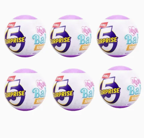 Genuine Zuru My Mini Baby Toy 5 Surpris Ball Ver1 Action Figures My Mini Baby Ver.2 Miniverse Anime Fiugres Decor Birthday Gift