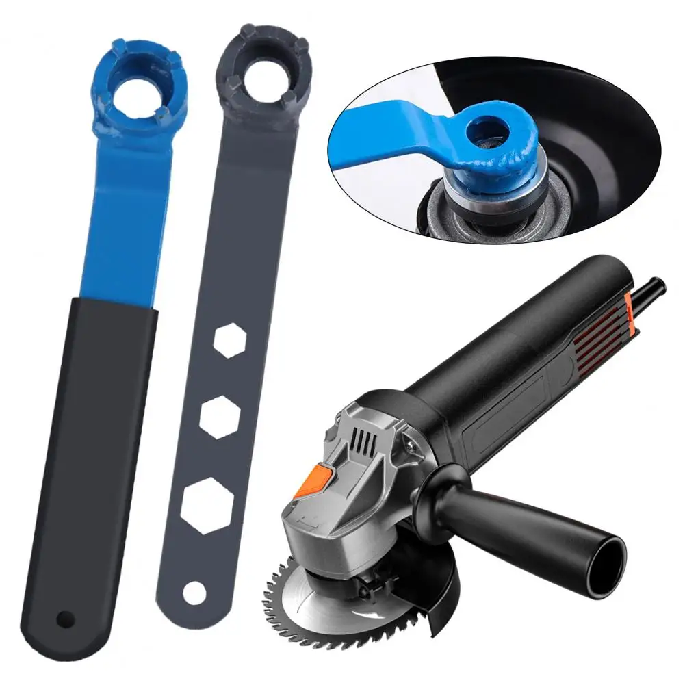 Tool Wrench Adjustable Angle Grinder Wrench High Carbon Steel Pin Spanner Heavy Duty Anti-slip Tool for 4 to 4-1/2 Inch Grinders