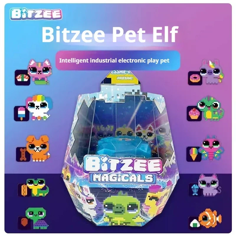 Bitzee 2.0 magia eletrônico digital pet spinmaster digital brinquedos para animais de estimação interativo jogo virtual personalizado inteligente tamagotchi para crianças