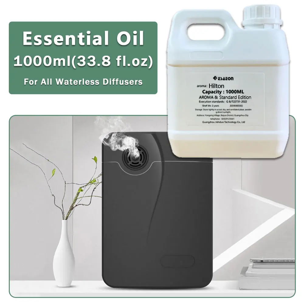 ESAEON Aromatherapy Essential Oil Supplement Liquids - For Aromatherapy Machines, Aroma Machine Oil, Hilton - 1000ML(33.8 fl.oz)