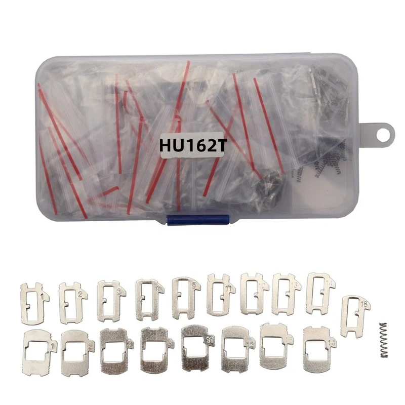 OEM 360Pcs HU162T Lock Repair Accessories Car Lock Reed Lock Plate For Vw Golf 9 Teeth