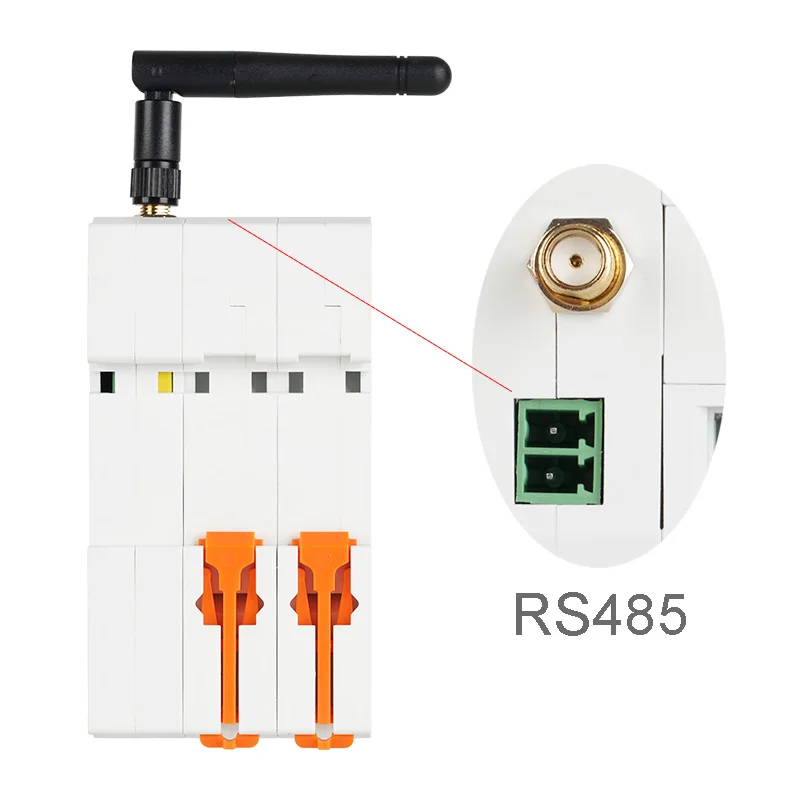 Tuya Smart WiFi RS485 2p RCBO Breaker Prepaid Meter Timer Schalter Spannung Strom Schutz Sprachsteuerung Alexa Google Alice