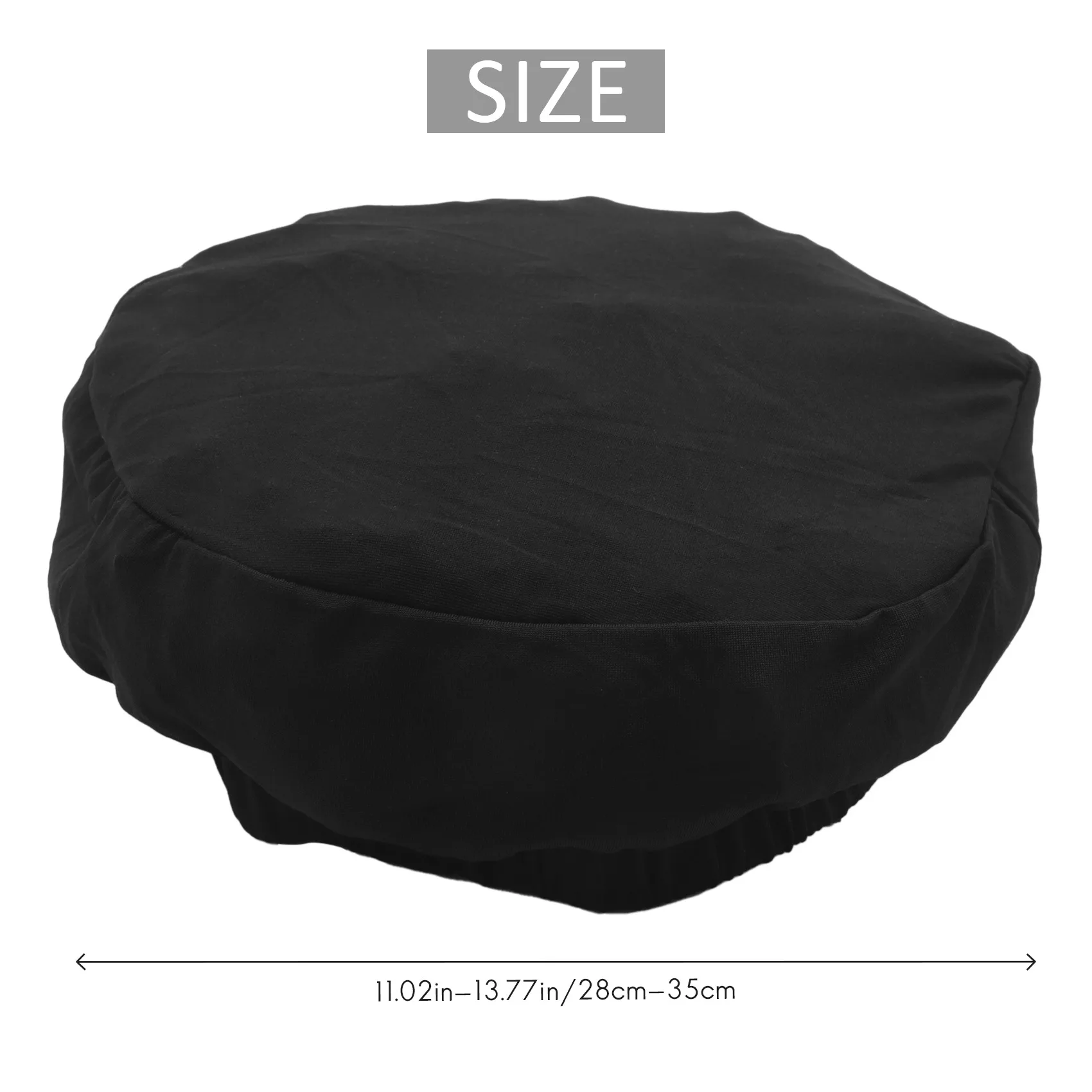 ABMO 1PCS Round Bar Stool Cover Stretch Removable Elastic Chair Pad Protector for Home Office