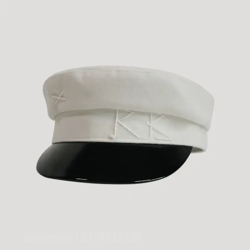 Y2K Brand Collection Chic PU Cotton Newsboy Hats for Women Flat Militray Caps Baker Boy Hat with Logo Sombreros De Mujer - Image 18