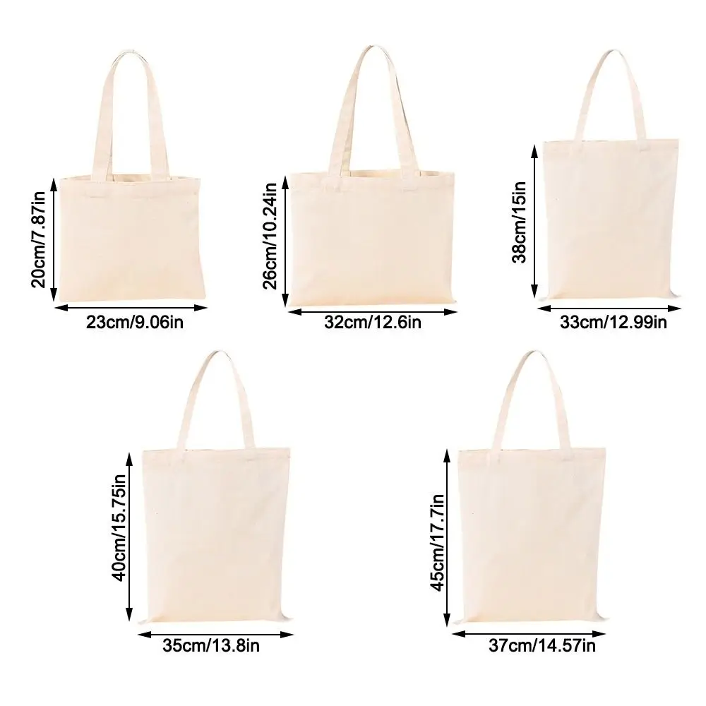 Natural Canvas Tote Bags DIY for Crafting and Decorating Reusable Grocery Washable Bag Shopping Bag