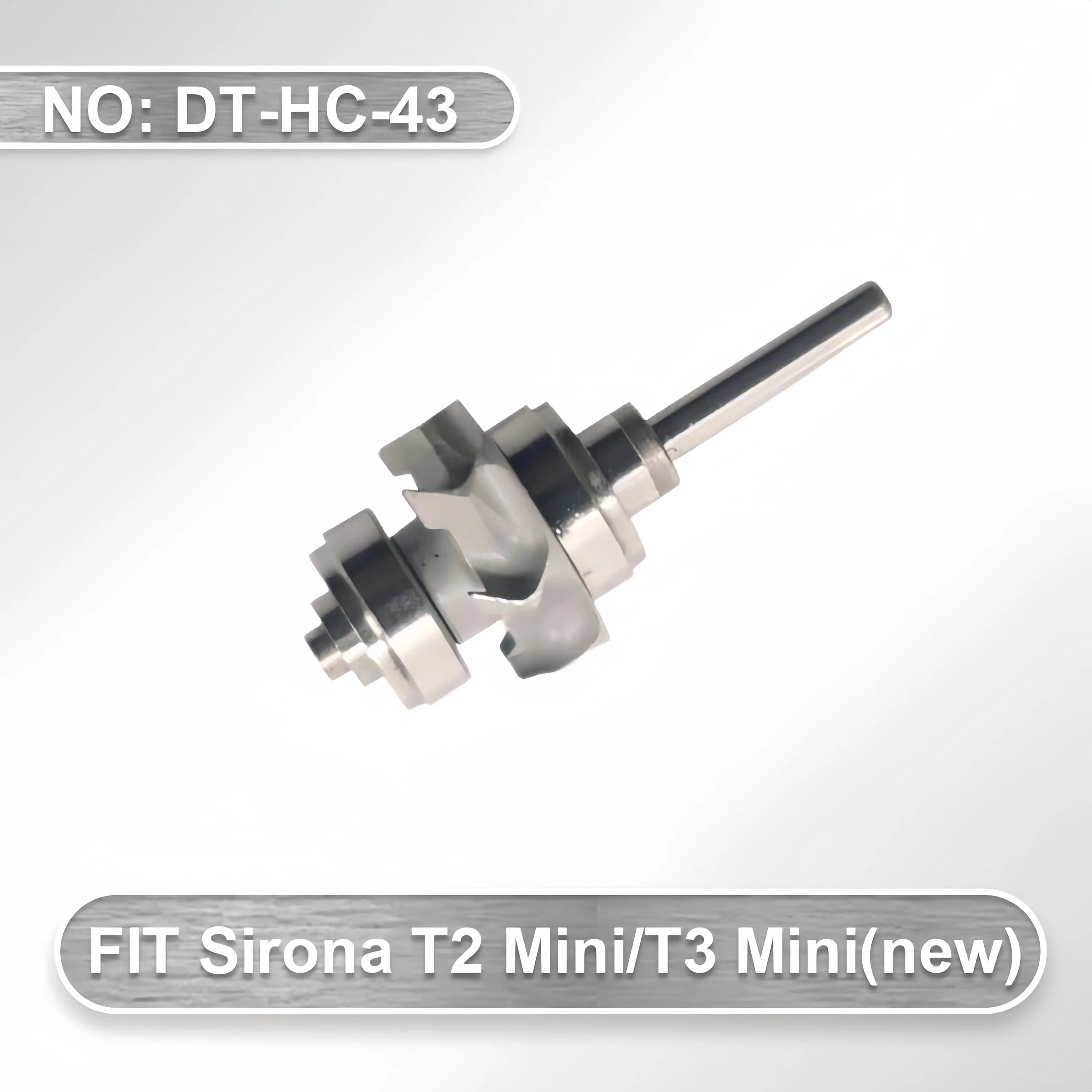 43 Dental High Speed Handpiece Turbine Cartridge fit SIRONA  T2/T3 Mini Racer New Push Button Handpiece Ceramic Bearing Dental