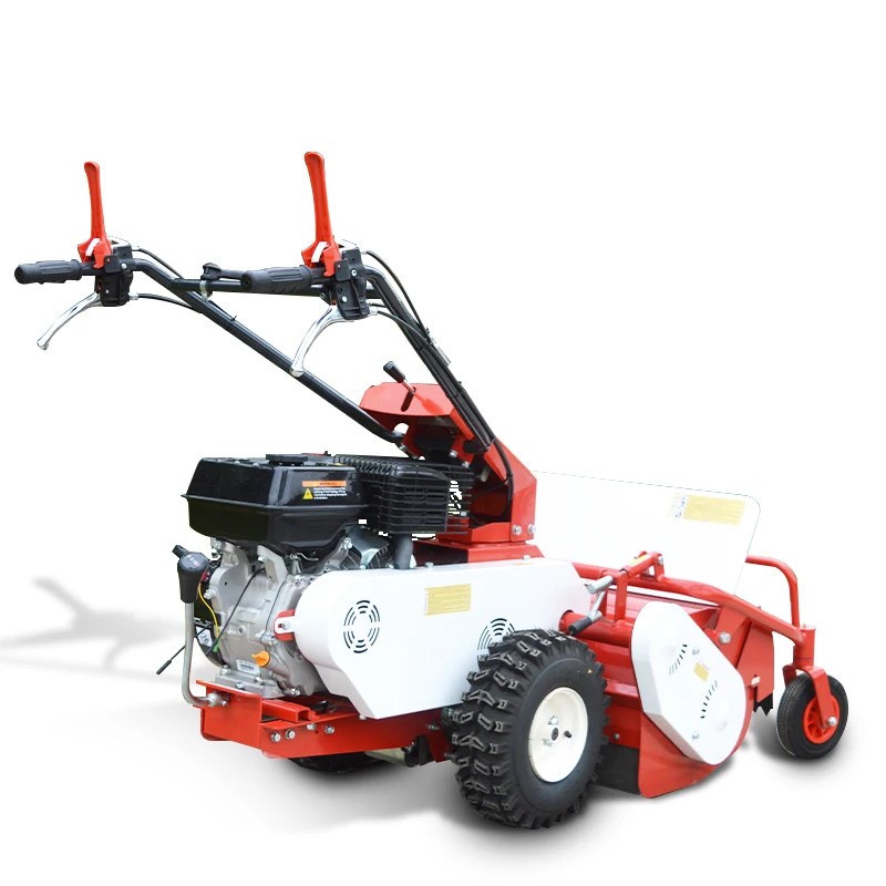 Professional Lawn Cleaning Machine Customized All Terrains Crawler Mower Home Mini Wheel Mower Farm Small Self-Propelled Cutter