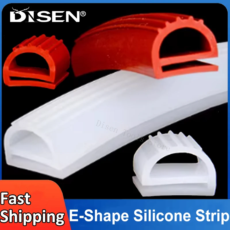 

Силиконовая уплотнительная лента E-типа для печей, высокотемпературная, из силиконовой резины, для морозильных камер