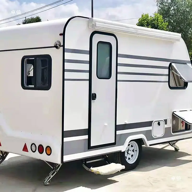 ملحقات مقطورة RV إطار ألومنيوم RV باب مقطورة مدخل مقاوم للماء مع شاشة البعوض #6