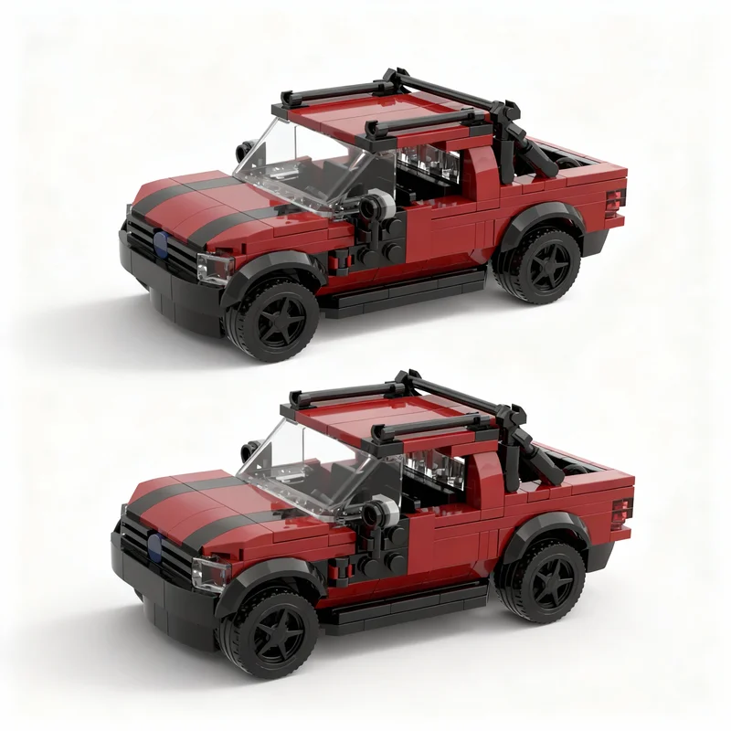 

274pcs MOC Forded Ranger Stormtrak SuperCab Cars Model Building Blocks Construction Toy Christmas Gifts DIY Creative Idea Brick