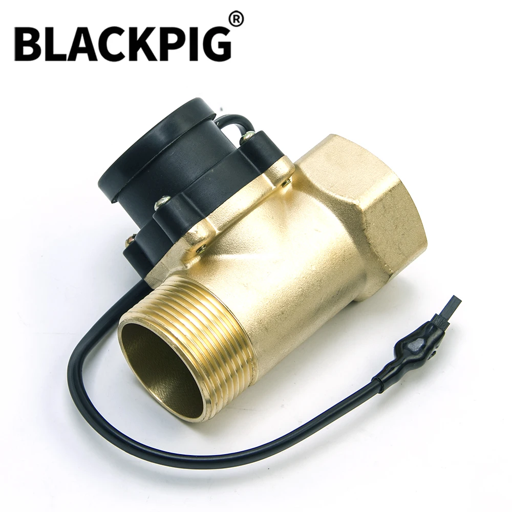 1 Inch to 1 inch HT-800 HT-801 1.2 inch Full Copper Water Flow Sensor Switch Booster Circulation Pump Pressure Control Valve