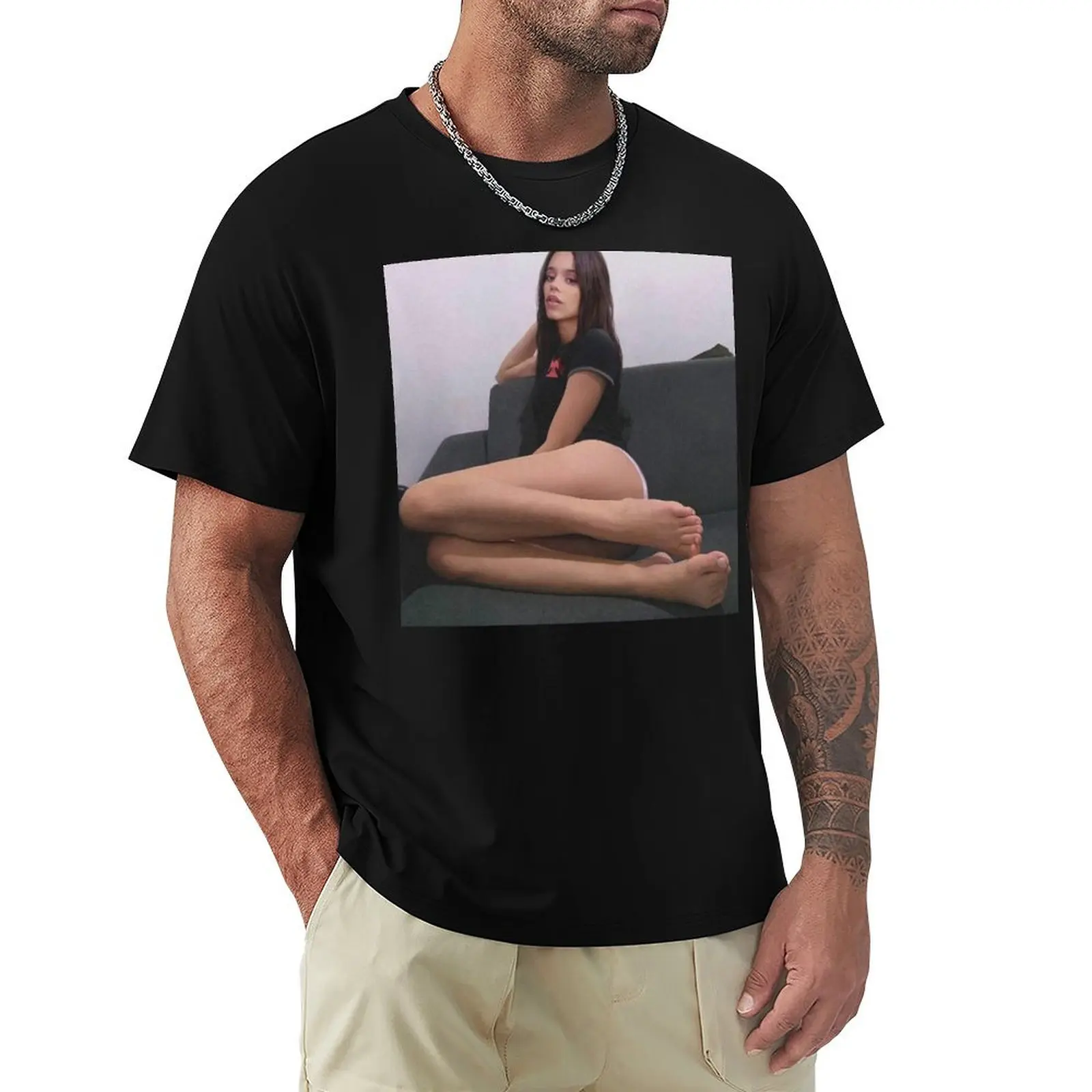 

Jenna Ortega (Pin-Up Poster #2; Hot Shots Collection) T-Shirt affliction shirts funny costumes t shirt for men