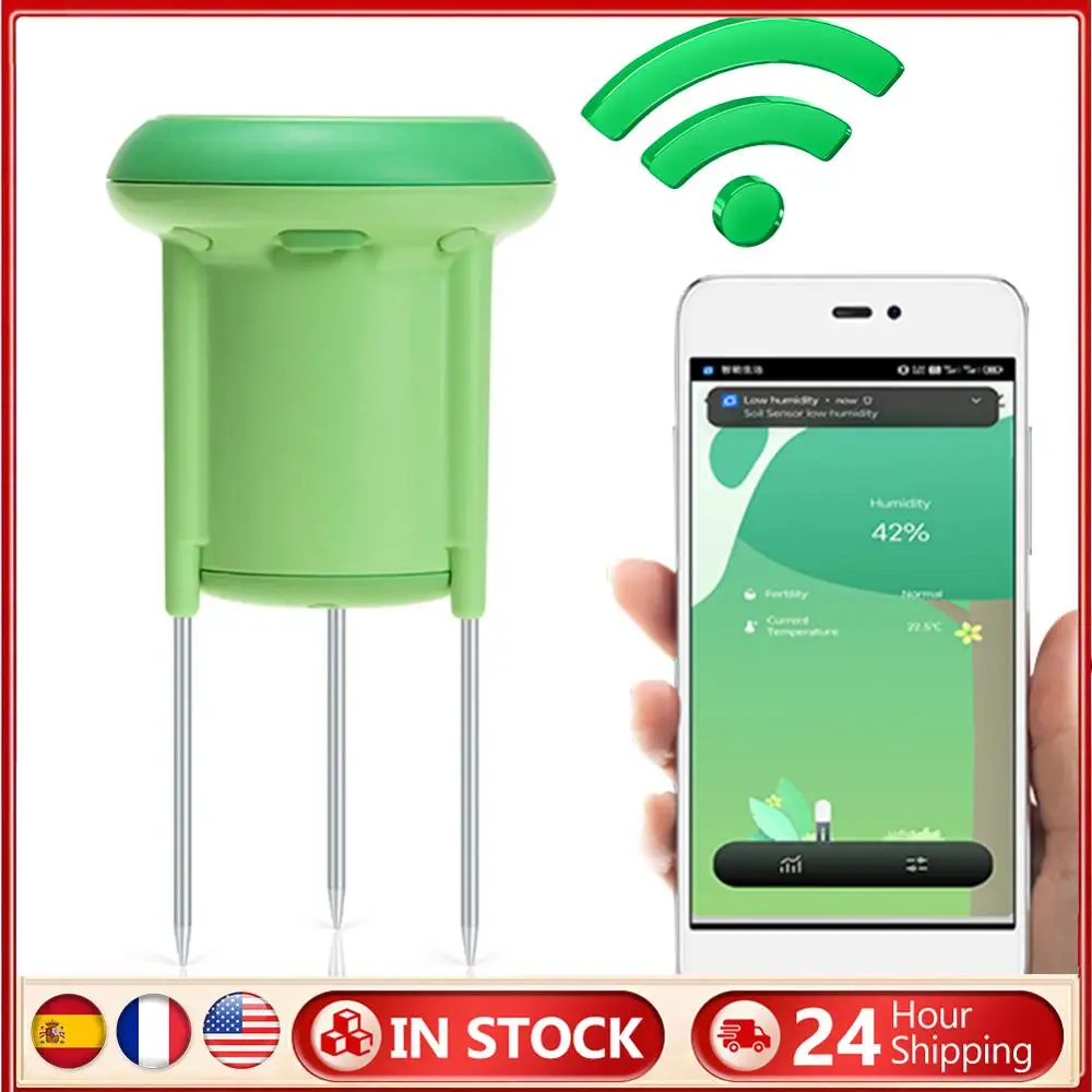 

Temperature Humidity Meter for Tuya ZigBee IP66 Waterproof Automation Irrigation Detector APP Real Time Monitor for Greenhouse