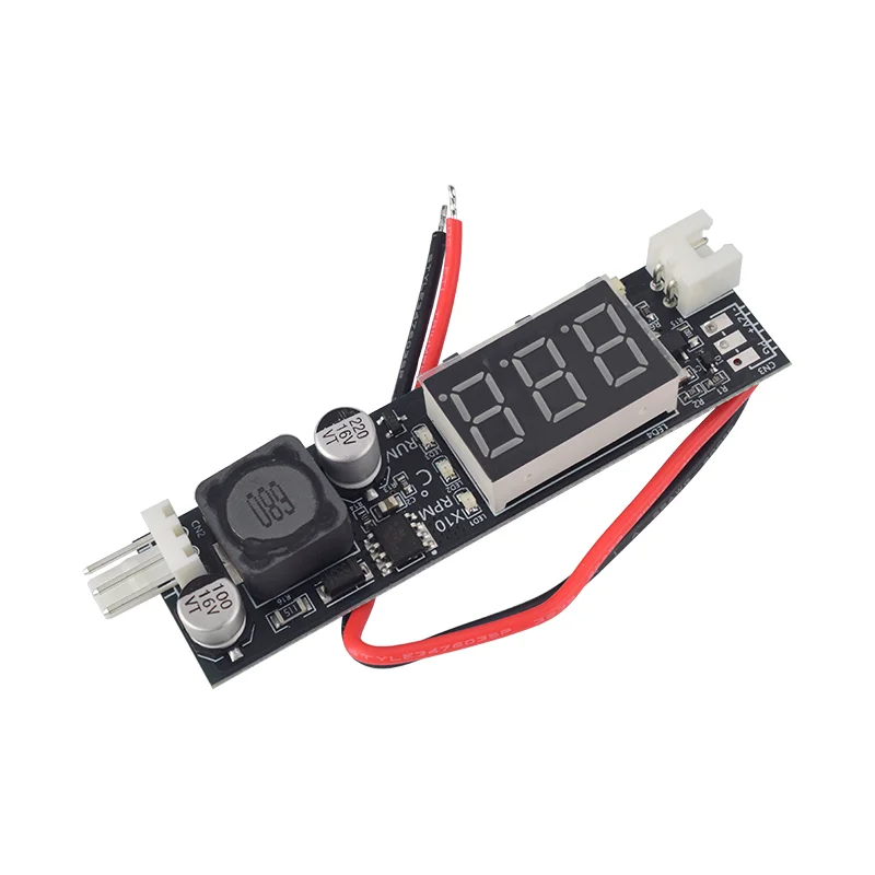 12V 2A DC PWM 2-3 Wire Fan Temperature Control Speed Controller Driver Module for Chassis Computer Noise Reduction Module