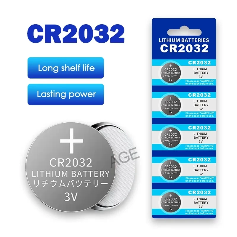 

2-60PCS CR2032 CR 2032 Button Battery 3V Lithium Battery For Watch Toy Calculator Car Remote Control Button Coin Cell