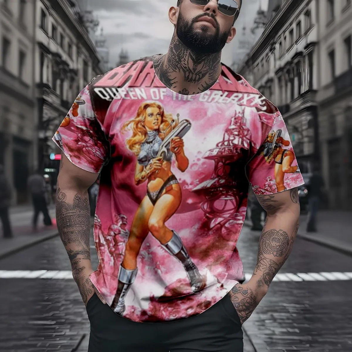 Acadia National Park Poster New Arrival Fashion Men's Short Sleeve All-Over Print T-Shirt Unique All-Over Print Design for Styli