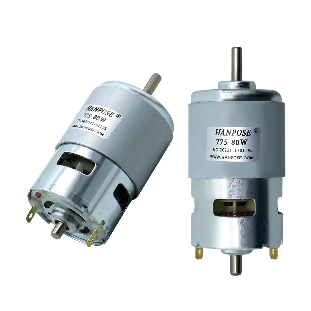 12V 12000RPM Circular 0.2NM 775-150W 775 DC Motor 150W Brushed DC Motor 12V DC Brush Motor
