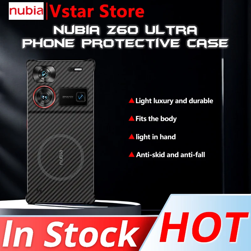 Nubia Z60 Ultra Case Ultra Thin Kevlar's material Back Cover For ZTE Nubia Z60 Ultra Z60Ultra 5G Phone Case