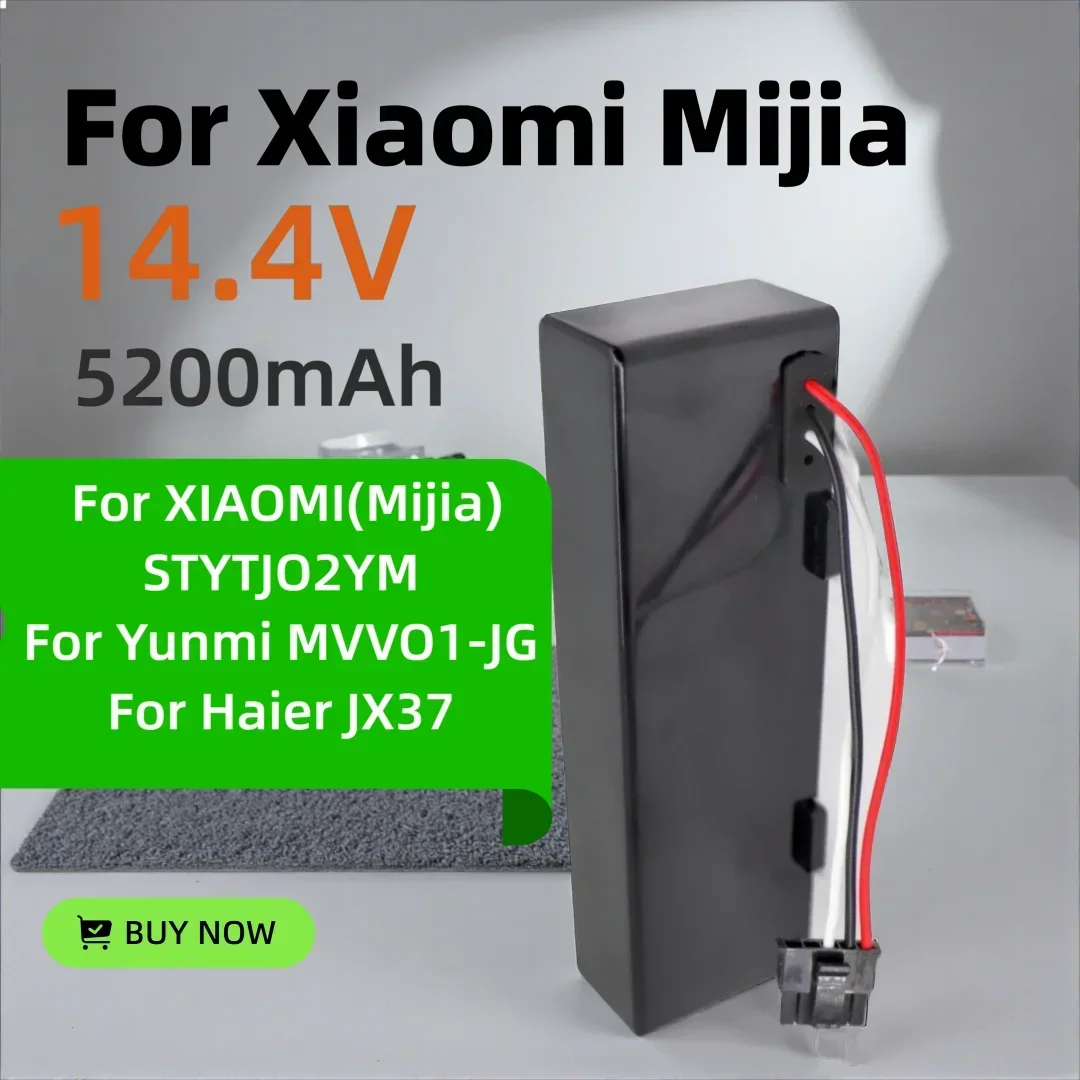 STYTJ02YM Battery Original 14.8V for Xiaomi Mijia LDS Vacuum Cleaner,Mi Robot Vacuum-Mop P,Mi Robot Vacuum-Mop 2S/Haier JX37