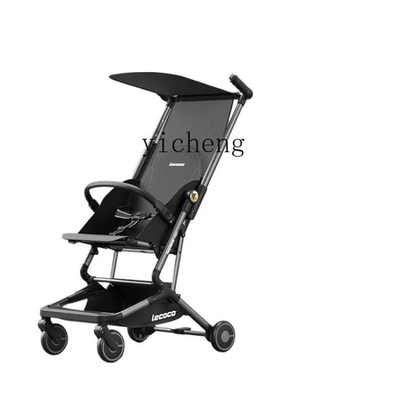 Cochecito portátil de cuatro ruedas para bebé, carrito plegable para caminar, producto fantástico, superligero, XL