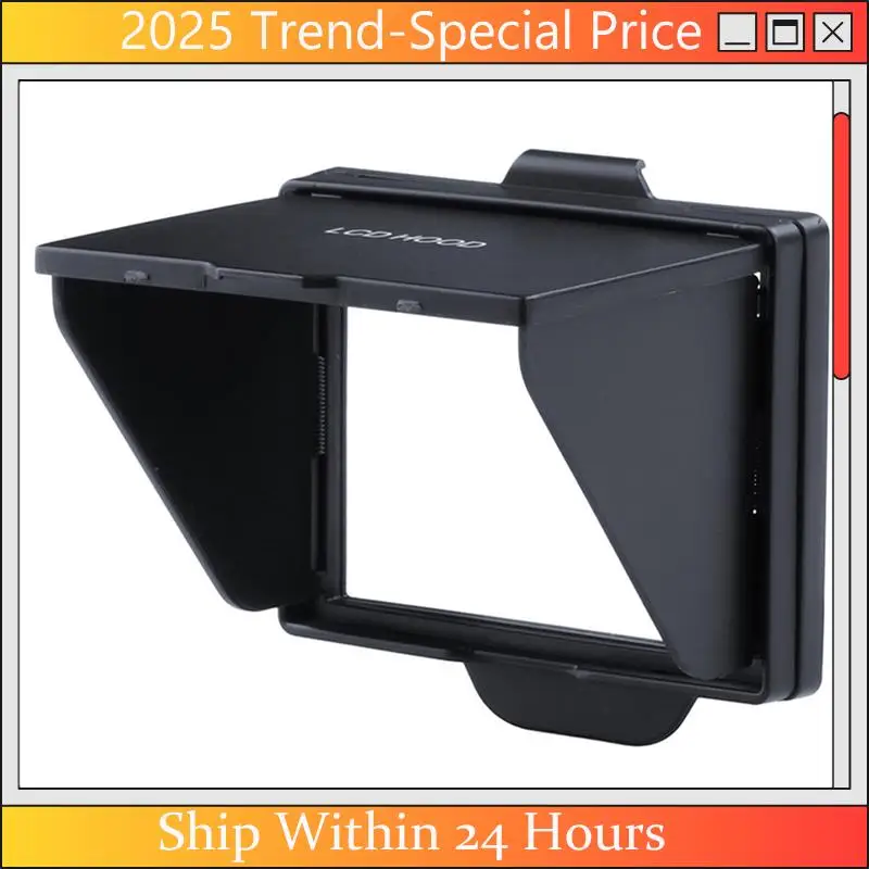 (Latest) For Nikon D600 D610 Compatible 2In1 LCD Screen Protector -Up Sun Shade Hood Cover Guard