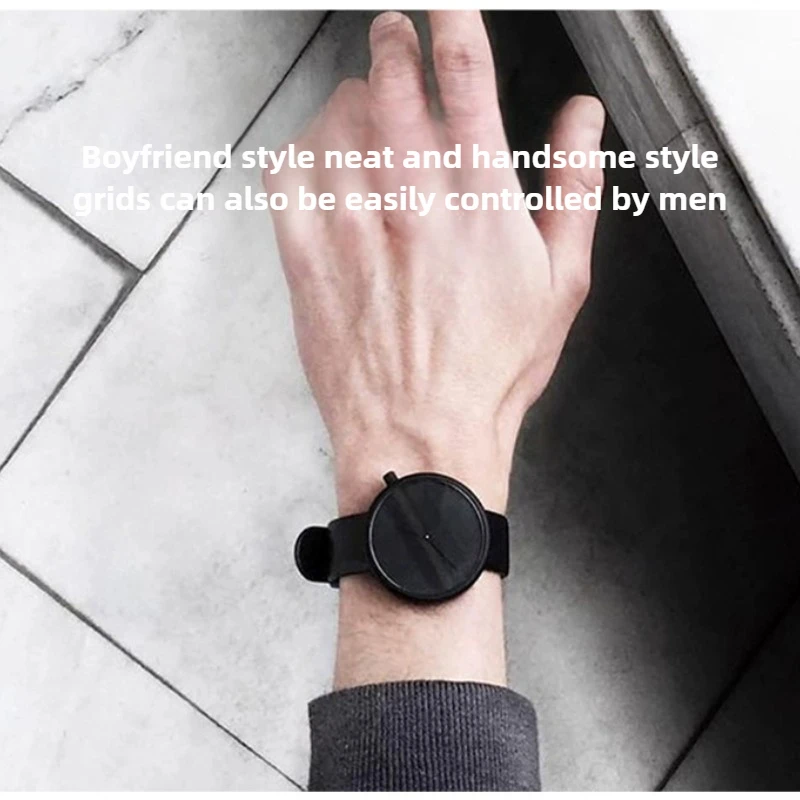 Nordic minimalist design automatic waterproof watch fashion trend high quality simple creative men's and women's quartz watch