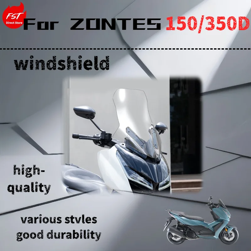 

For ZONTES 150D/350D windshield accessories, heightened chest protector, rain shield.