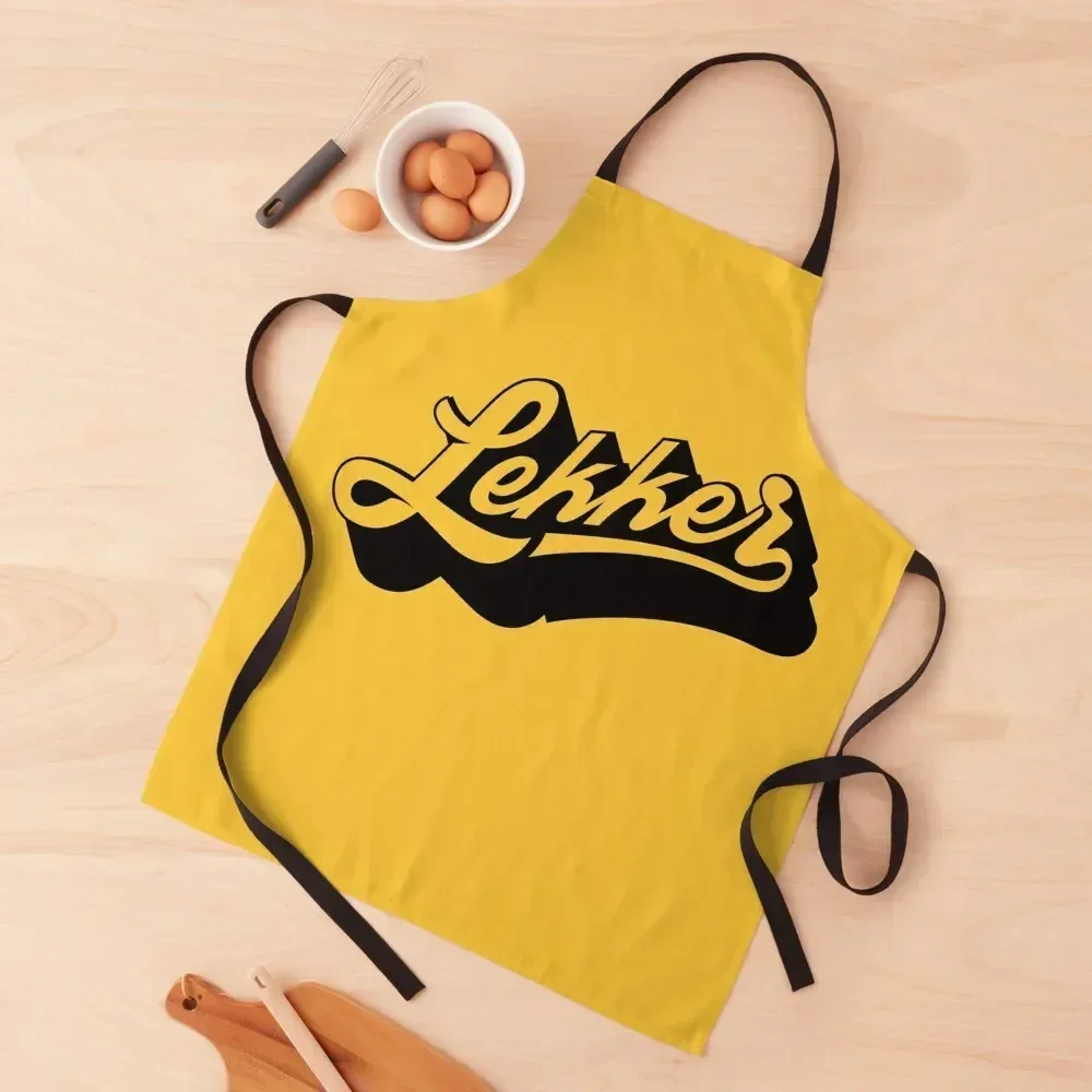 

Lekker Script Apron Kitchen For Women Kitchens Woman Professional Barber Kitchen Items Apron