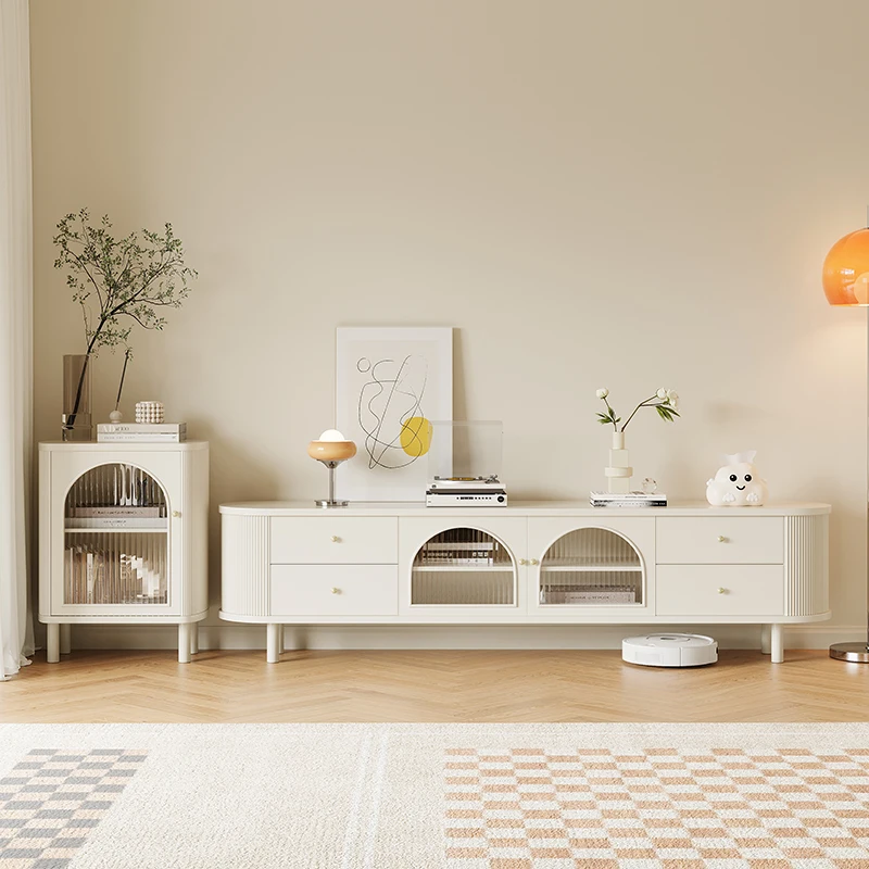 

Living Room Modern Tv Stands Minimalist Wood Filing Nordic Glass Tv Table Storage Organizer Suporte Para Tv Italian Furniture