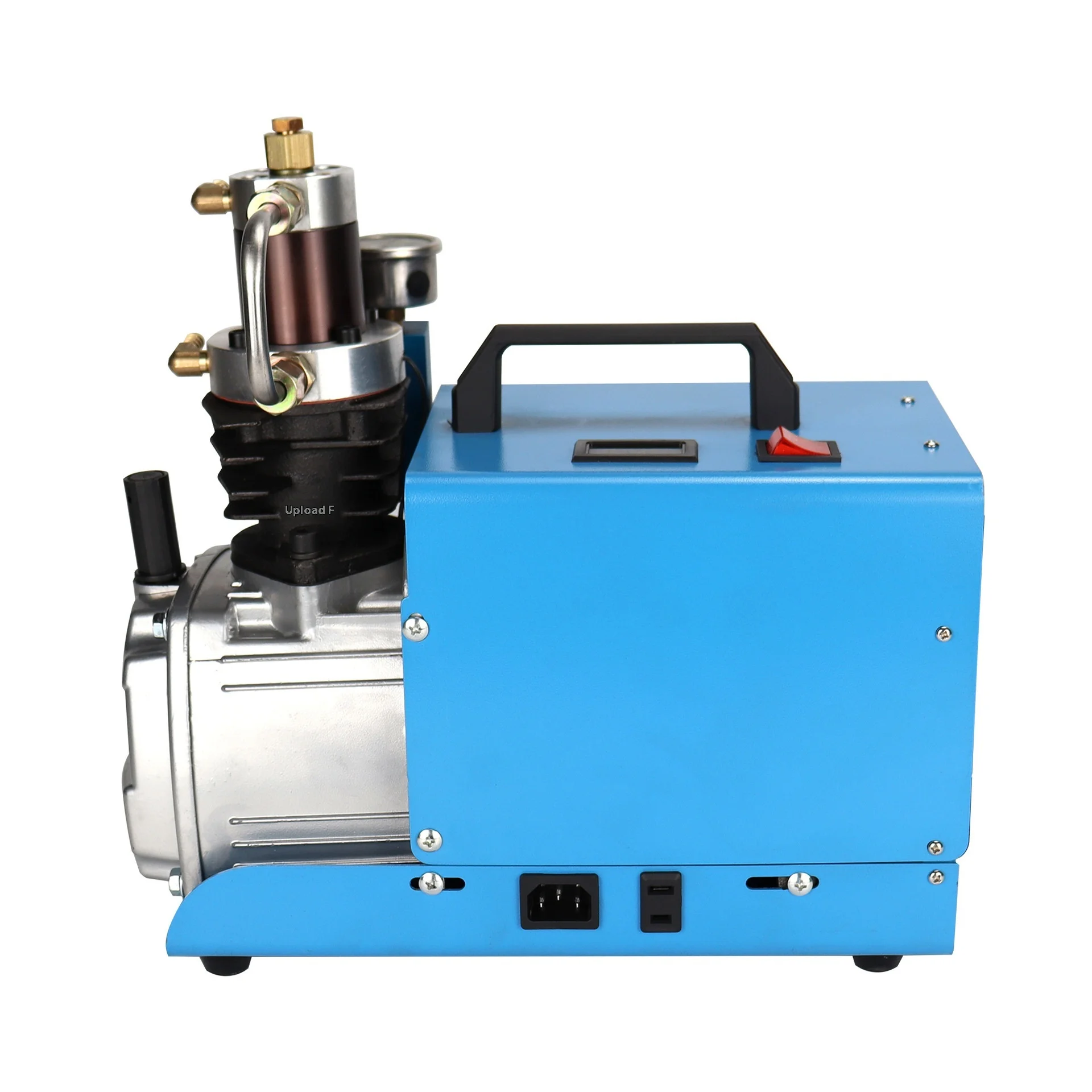 Portable 30MPA High-Pressure Electric Inflator 300bar Diving Breathing Pump 4500psi Automatic Air Compressor Piston Air Cooling