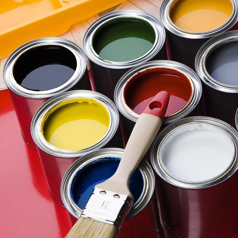 A7THK-12 팩 뚜껑이 있는 빈 페인트 캔 0.4 쿼트 주석 안감이 없는 페인트 통, 공예 DIY 프로젝트용 안감이 없는 페인트 통