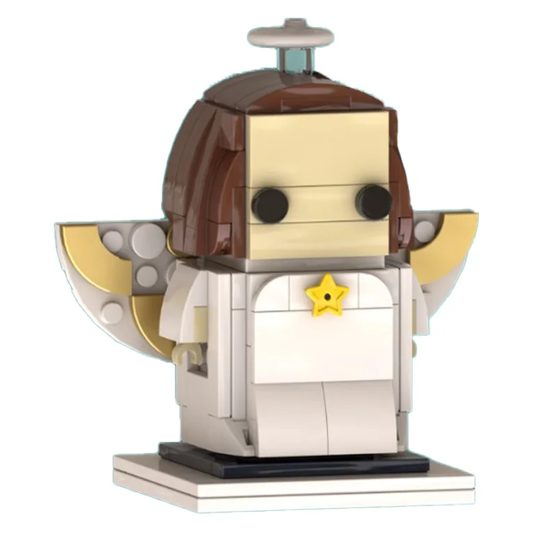 153 قطعة لعبة الطوب الملاك Brickheadz التكنولوجيا وحدات MOC شعبية بنة نموذج بازل للأطفال لعبة الكبار هدايا عيد ميلاد