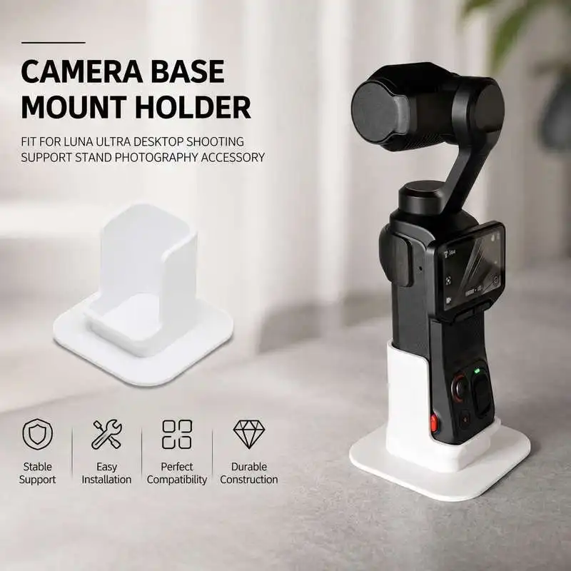 Camera Base Mount Holder Fit for Luna Ultra Desktop Shooting Support Stand Photography Accessory
