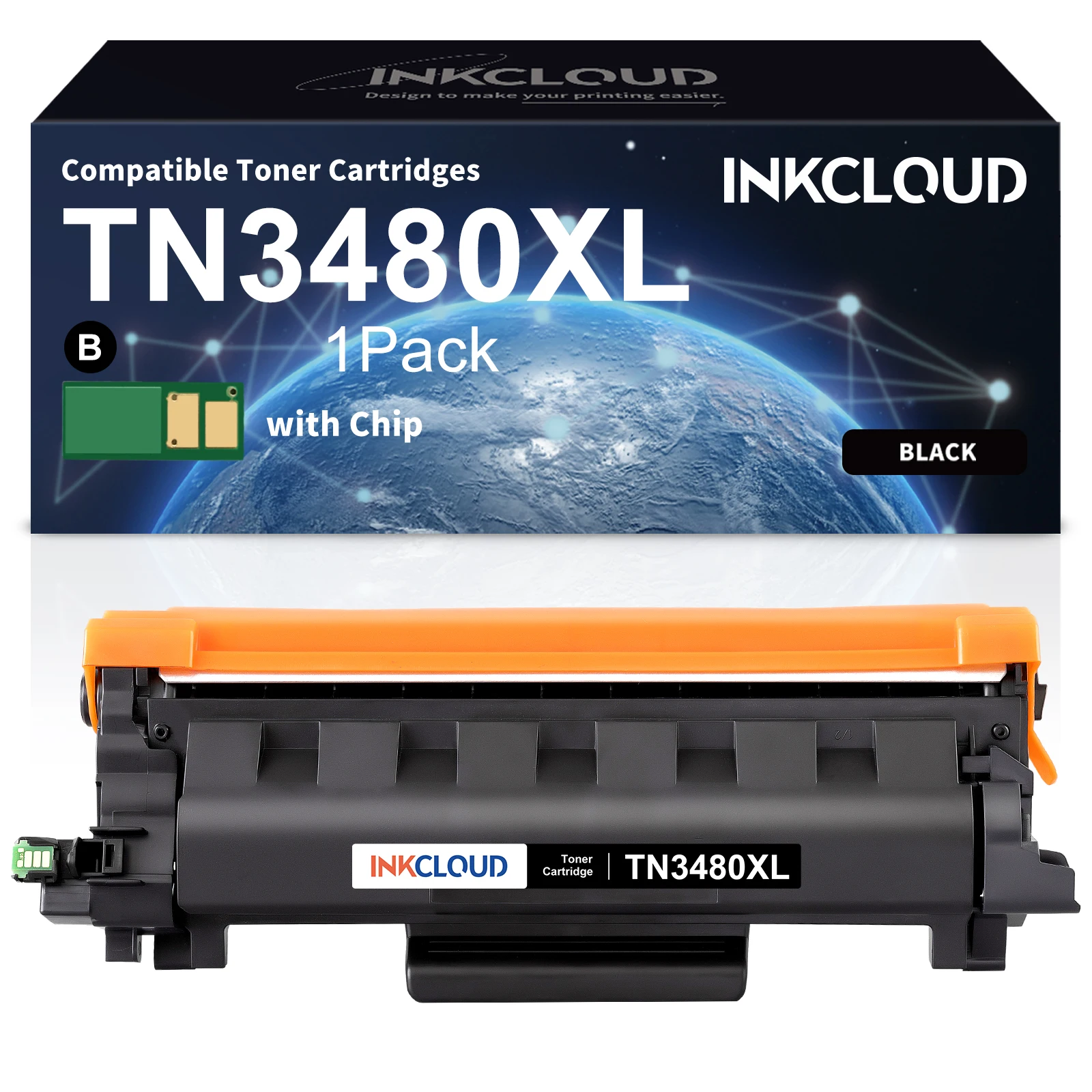 

INKCLOUD TN 3480 Cartouche de Toner de Remplacement pour Brother TN 3480 TN3430 HL-L5100DN L5200DW L5750DW L5000D L5500DN L6300D