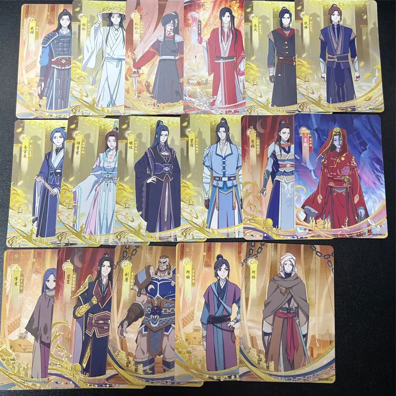 Tarjeta de colección Kayou Tian Guan Ci Fu versión Q/JS/JZ/JQ/CJ Series 1 de Anime Taoyuan Qiandeng, bendición oficial del cielo genuino