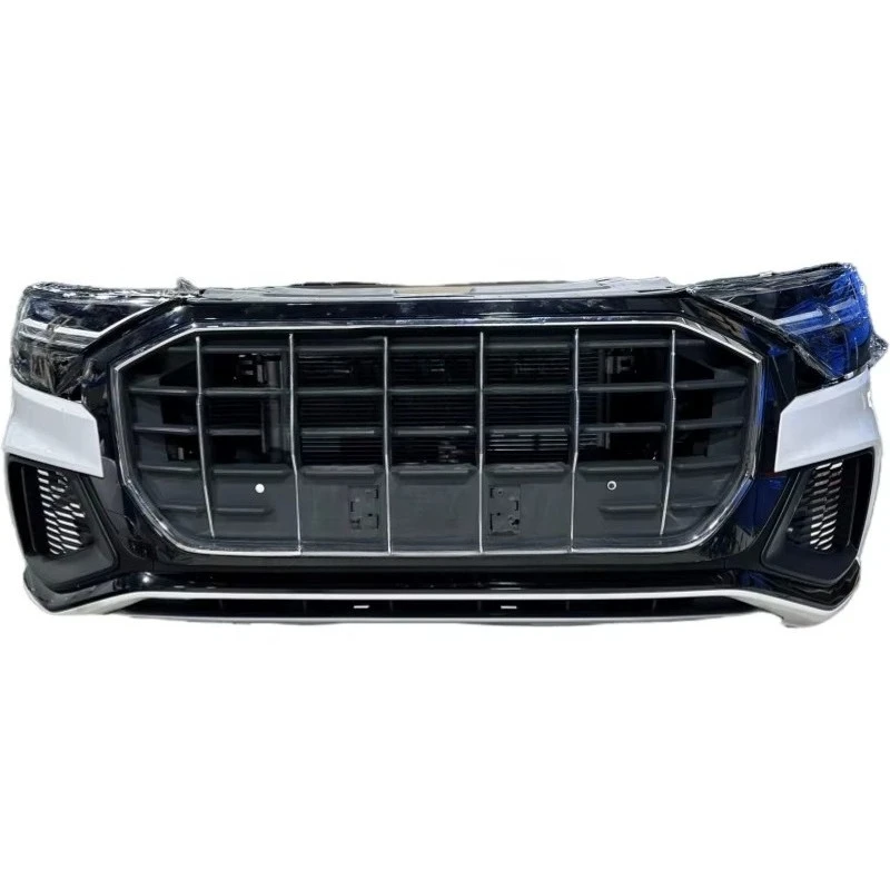 

STLF Q8 2019-2025 Front Bumper Kit with Headlight Electronic Fan Radiator Geshan Sports Nose Used Accessories for Cars