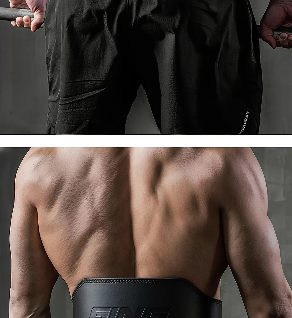 10/15 cm breiter Fitnessgürtel, Kniebeugen- und Deadlift-Gürtel, Gewichthebergürtel für Männer, professionelle Schutzkleidung für Krafttraining. – Detail 8