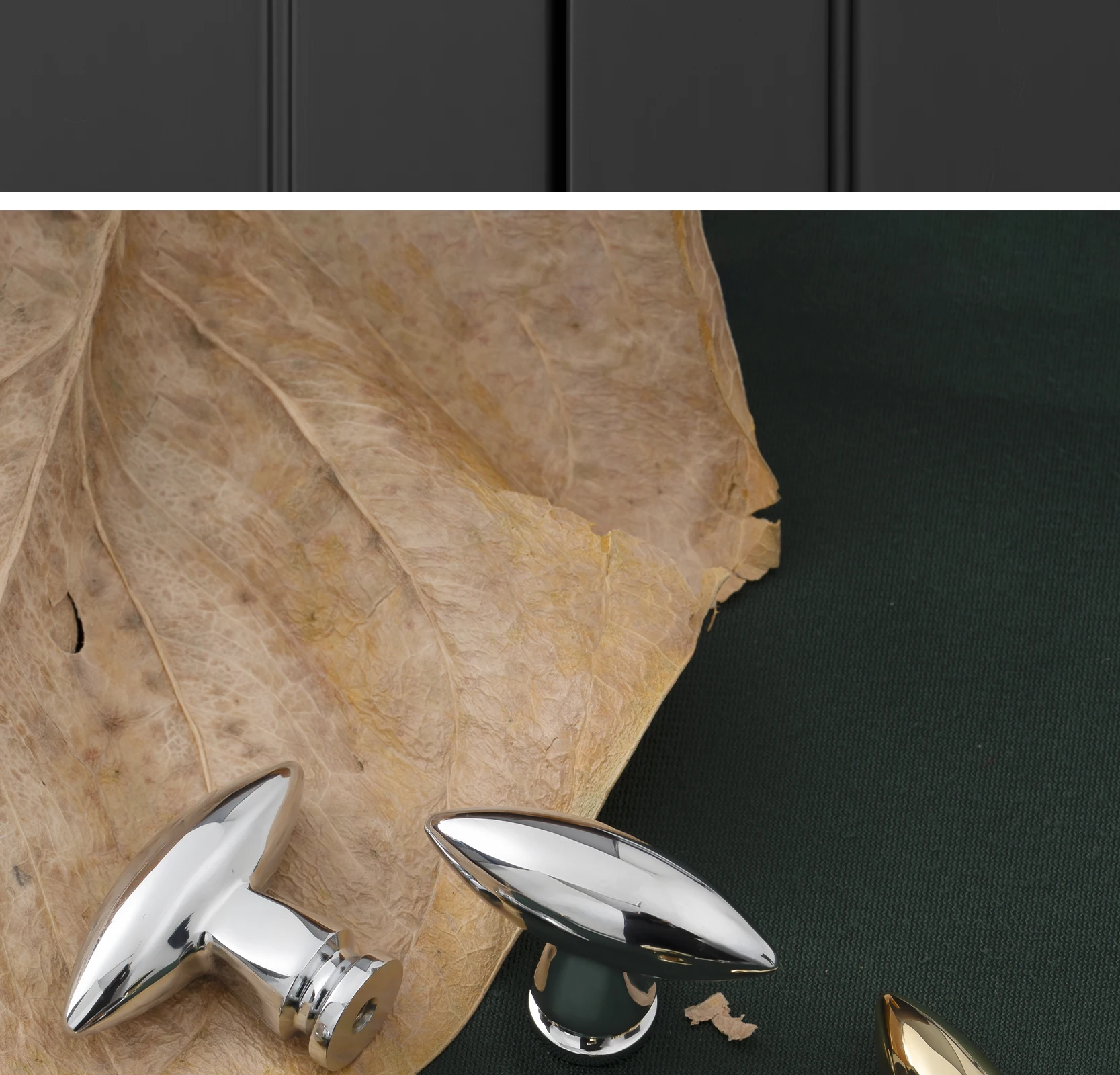 SAILANKA Möbelgriffe aus Messing, hellsilber, T-förmig, modern, nordisch, minimalistisch, für Kleiderschrank, Schrank, Einlochmontage – Detail 12